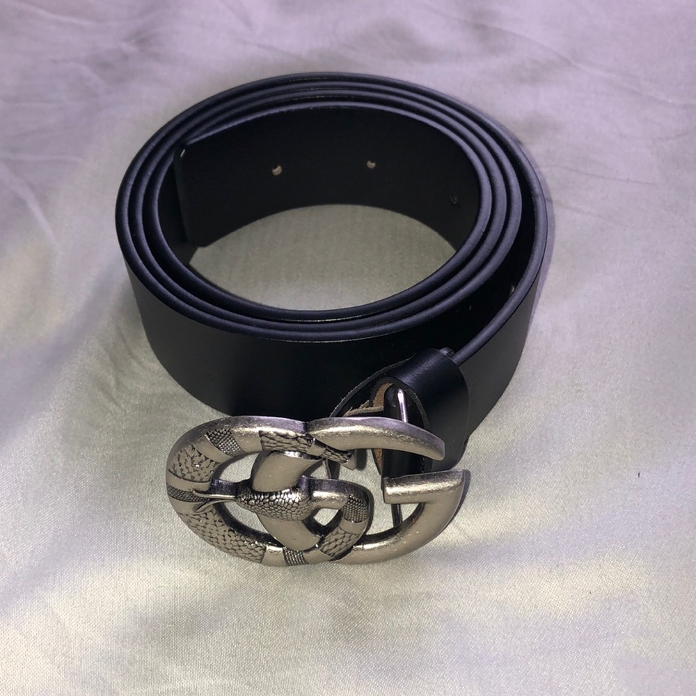 Men’s Gucci Originals GG Snake Logo Belt